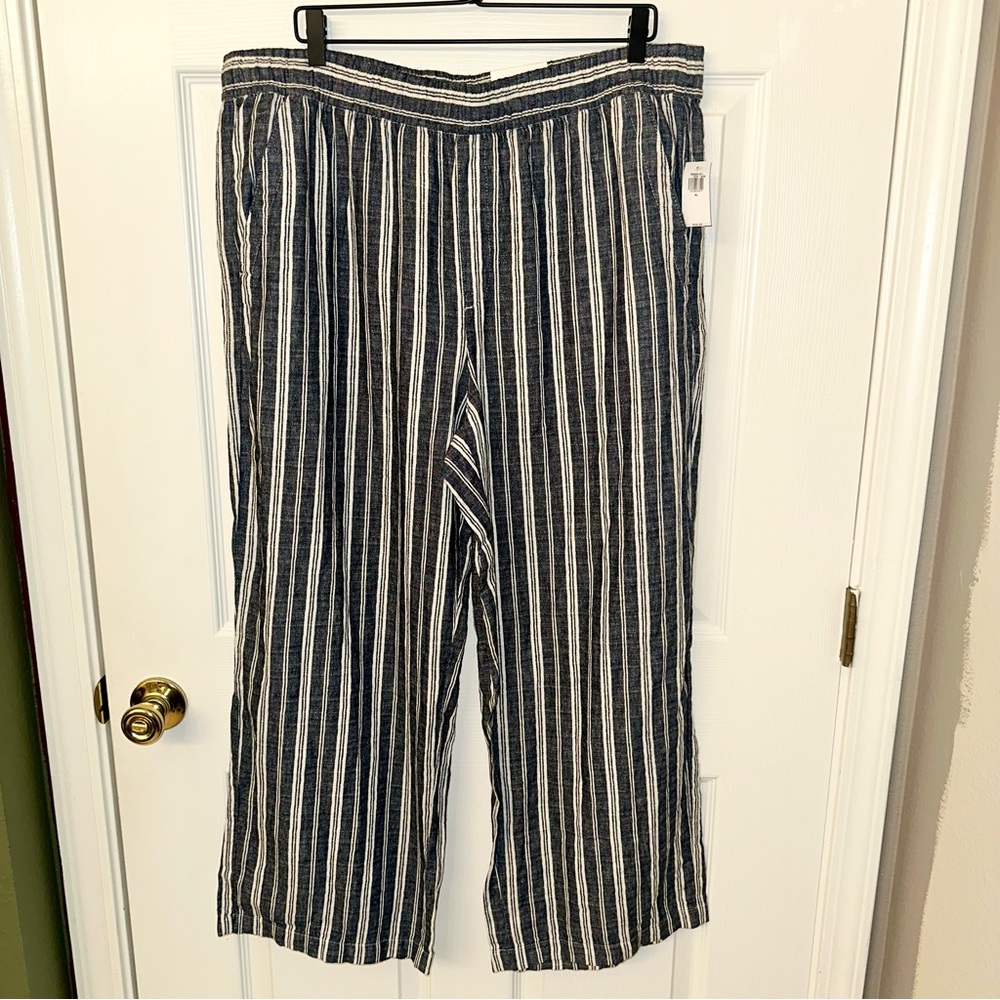 Striped Blue and White Pants
